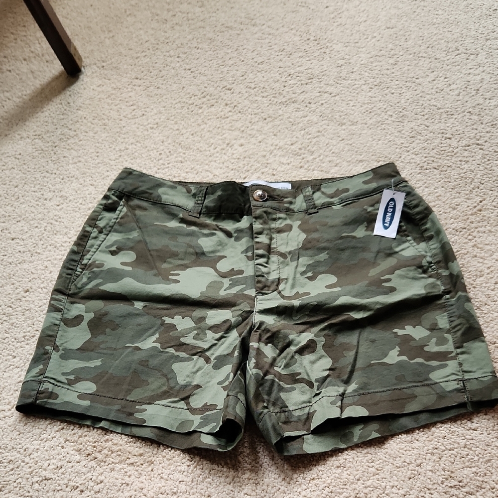Old Navy Camouflage Print Shorts